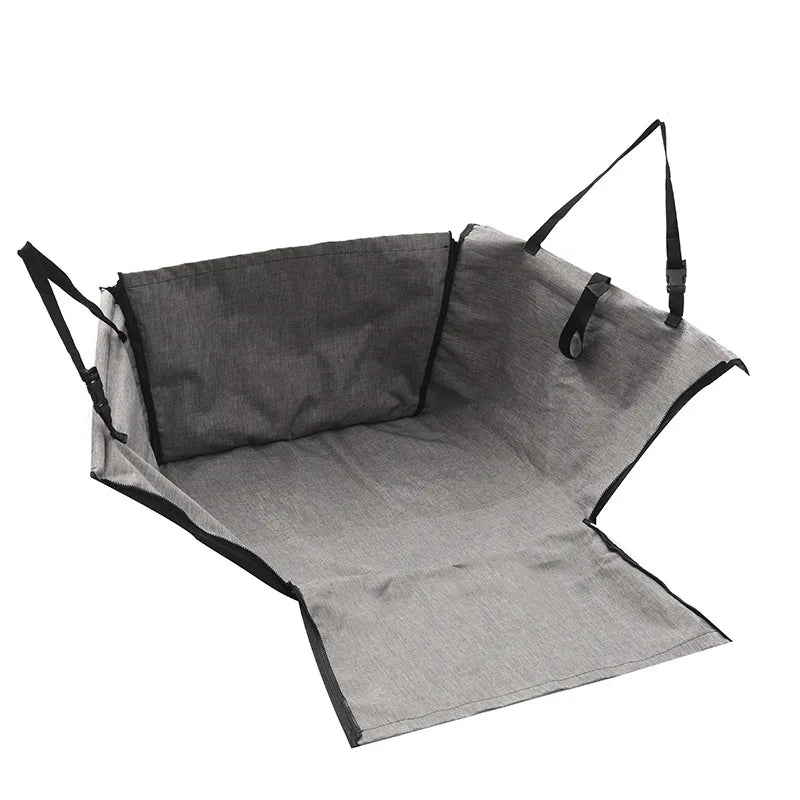 CAWAYI KENNEL Pet Car Seat Cover & Carrier Hammock for Dogs and Cats, Rear Seat Protector Mat