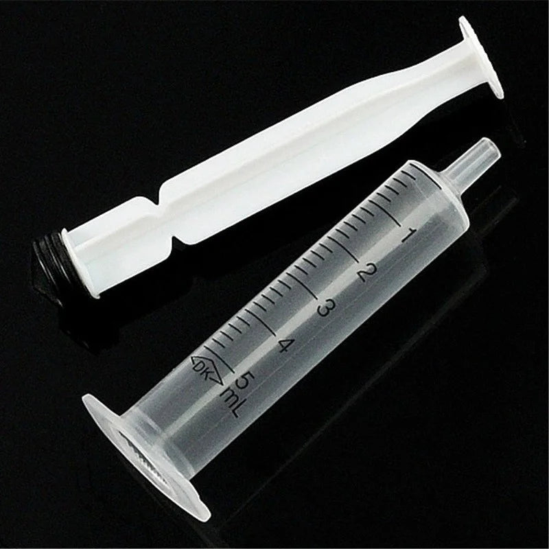 10pcs Disposable 5ml Plastic Syringes (No Needle) for Pet Feeding & Lab Use