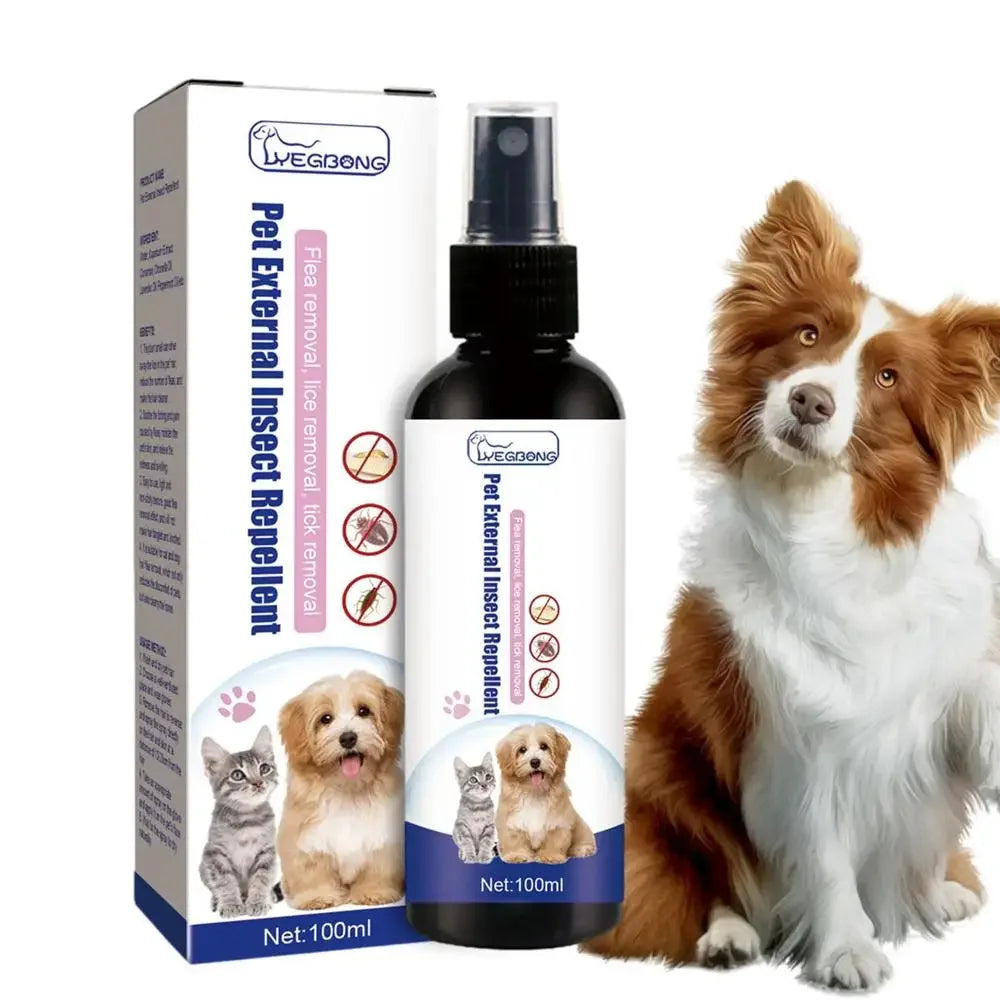 Pet Flea & Tick Drops, Safe Insecticide for Cats, Dogs & Home Use