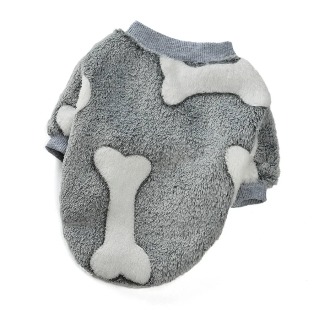 Warm Fleece Pet Sweater Vest for Small & Medium Dogs, Winter Coat for Cats