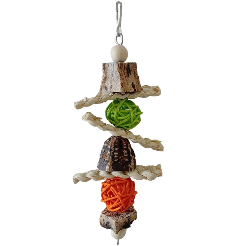 Colorful Hanging Parrot Molar Toy