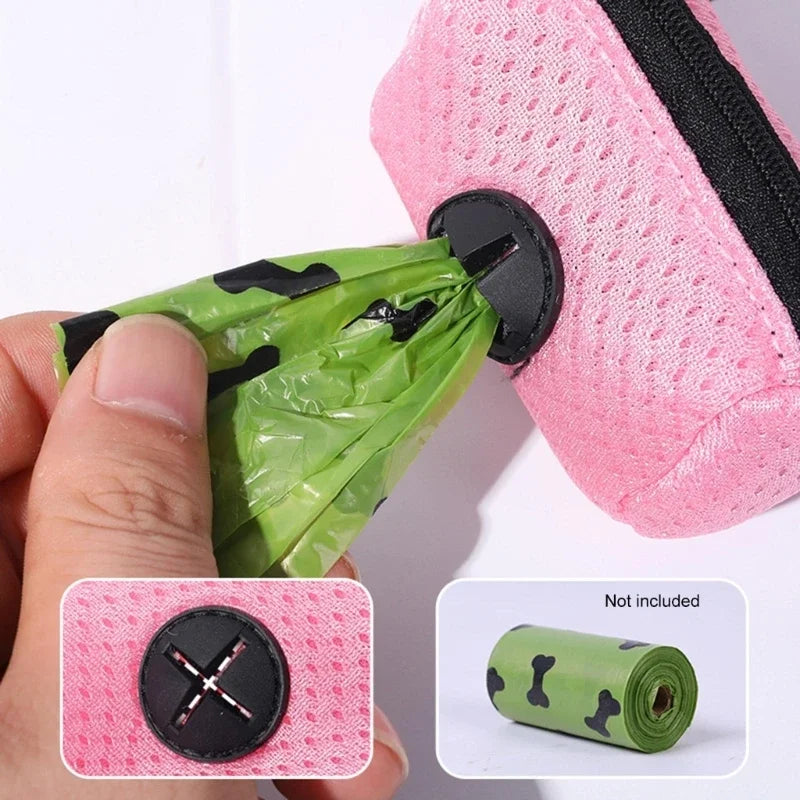 Dog Poop Bag Holder, Pet Waste Bag Dispenser for Easy Cleanup