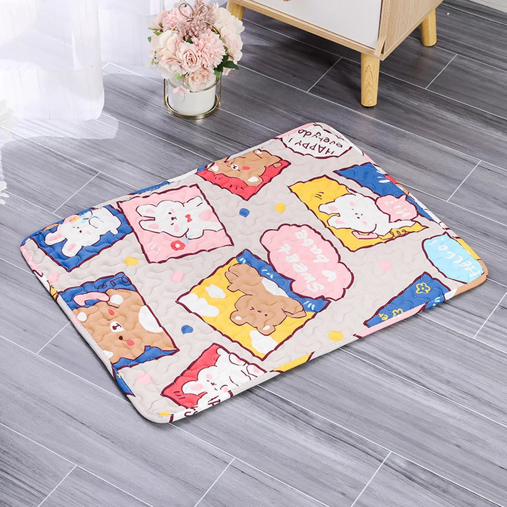 Moisture-Proof Cooling Pet Mat – Breathable Sofa Cushion for Dogs & Cats