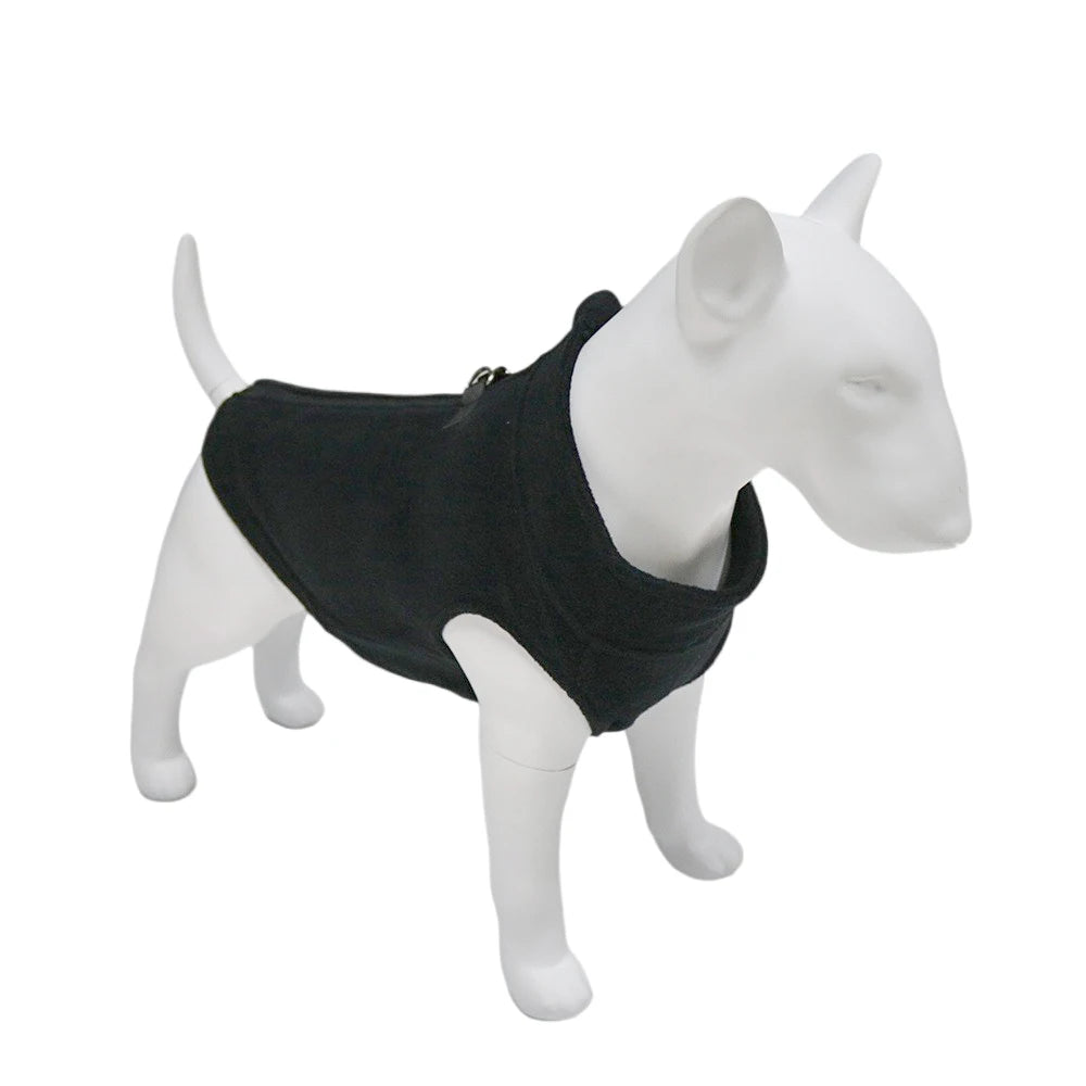 Winter Fleece Dog Jacket, Warm Coat for Small & Medium Dogs, Puppies, and Cats
