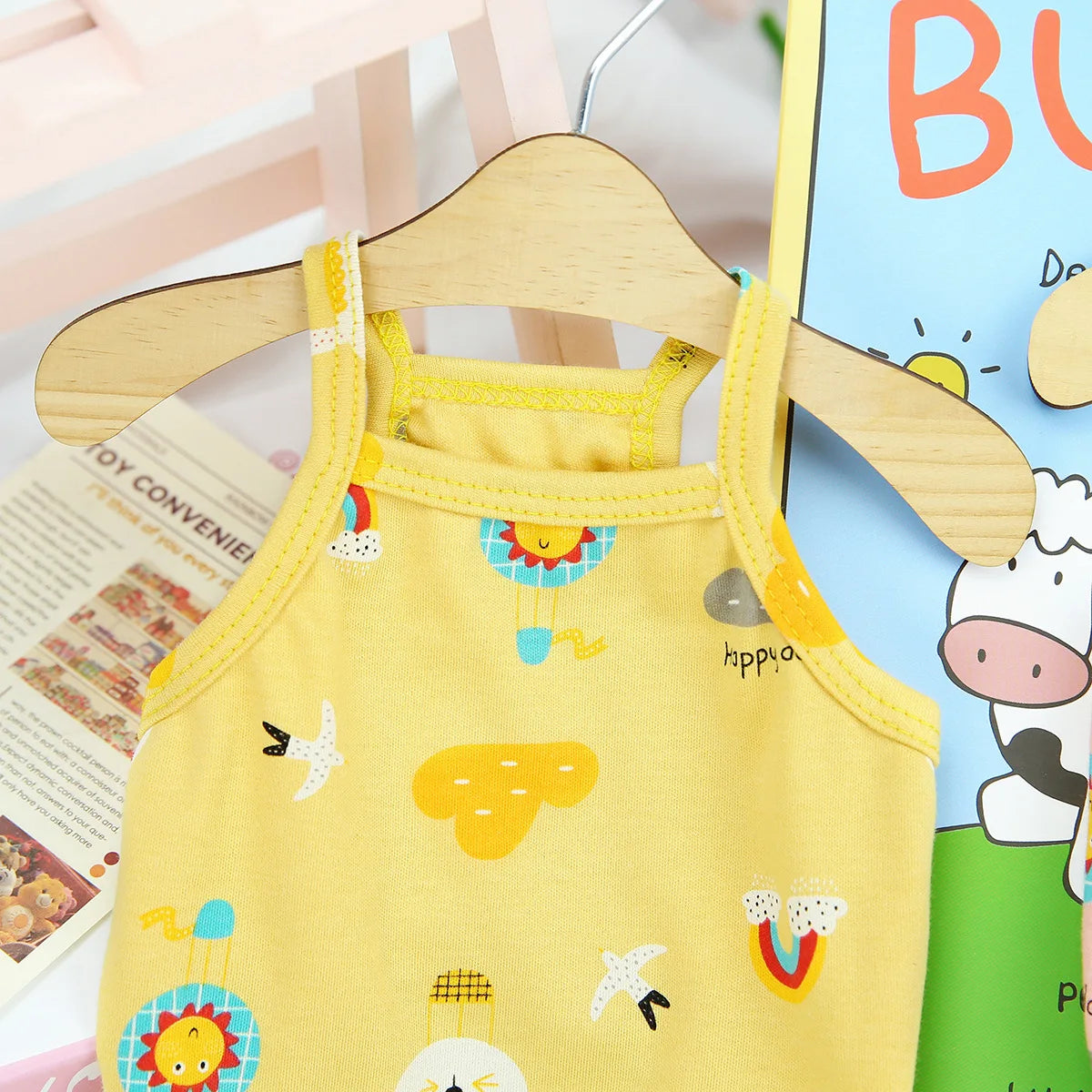 Summer Dog Dress, Lightweight Princess Sling Skirt for Small Dogs & Cats