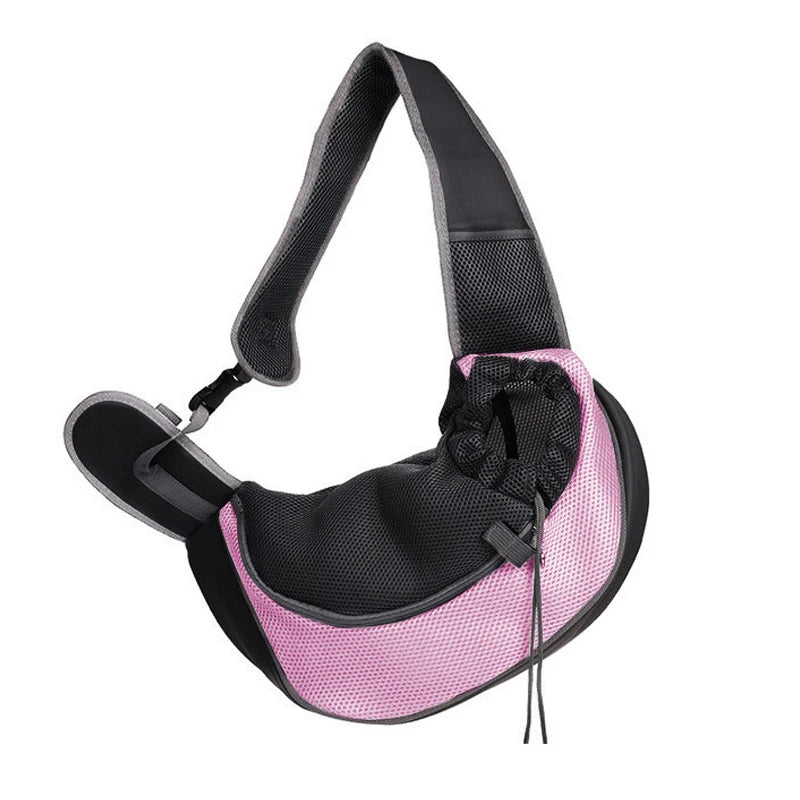 Pet Carrier Sling Bag, Mesh Travel Shoulder Tote for Small Dogs & Cats