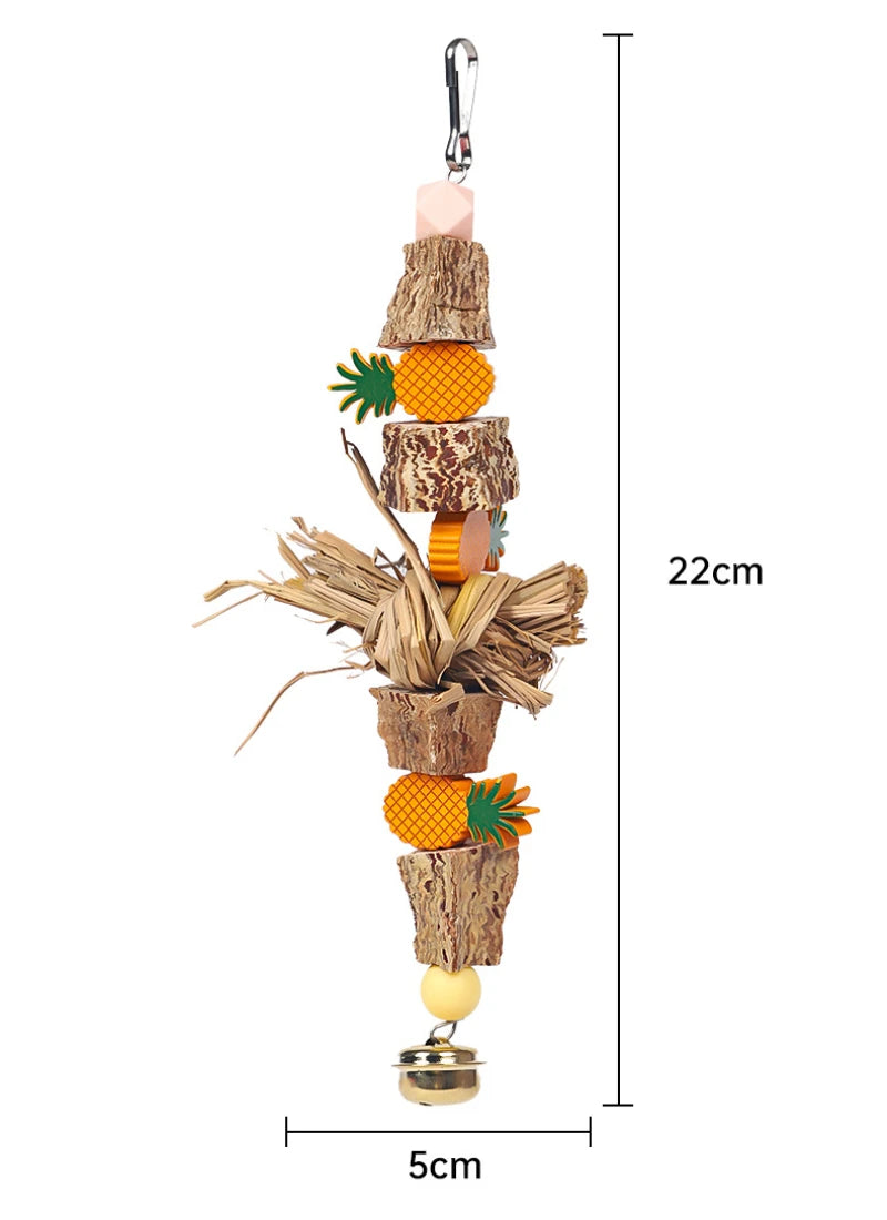 Natural Grass Bird Swing Toy