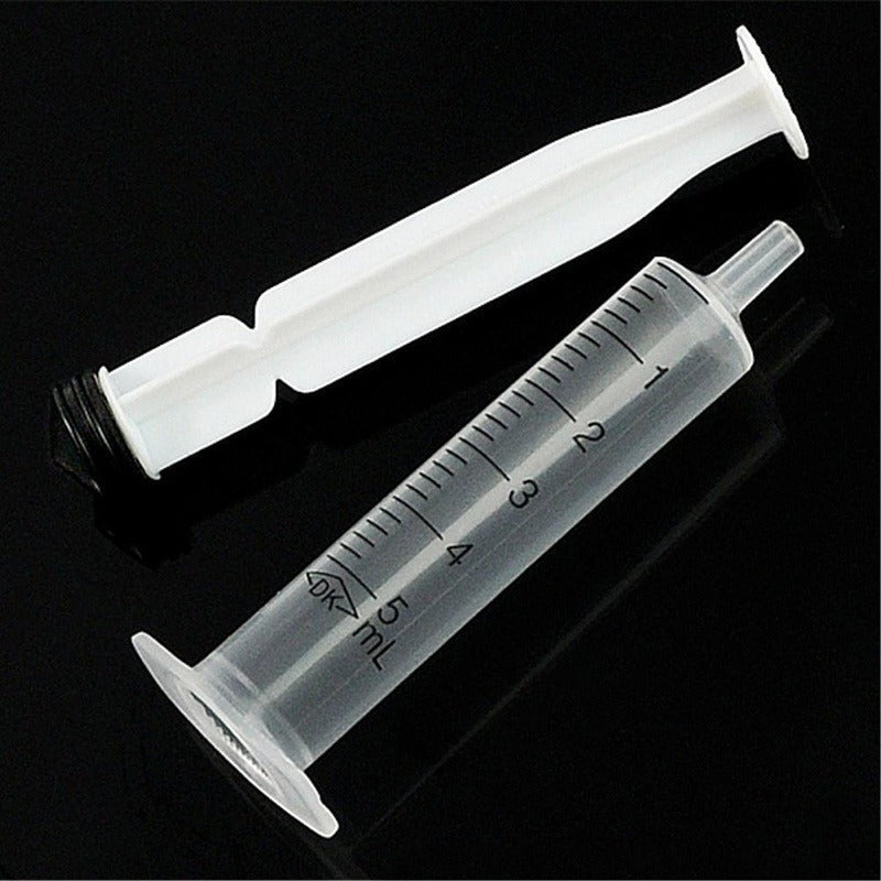 10pcs Disposable 5ml Plastic Syringes (No Needle) for Pet Feeding & Lab Use