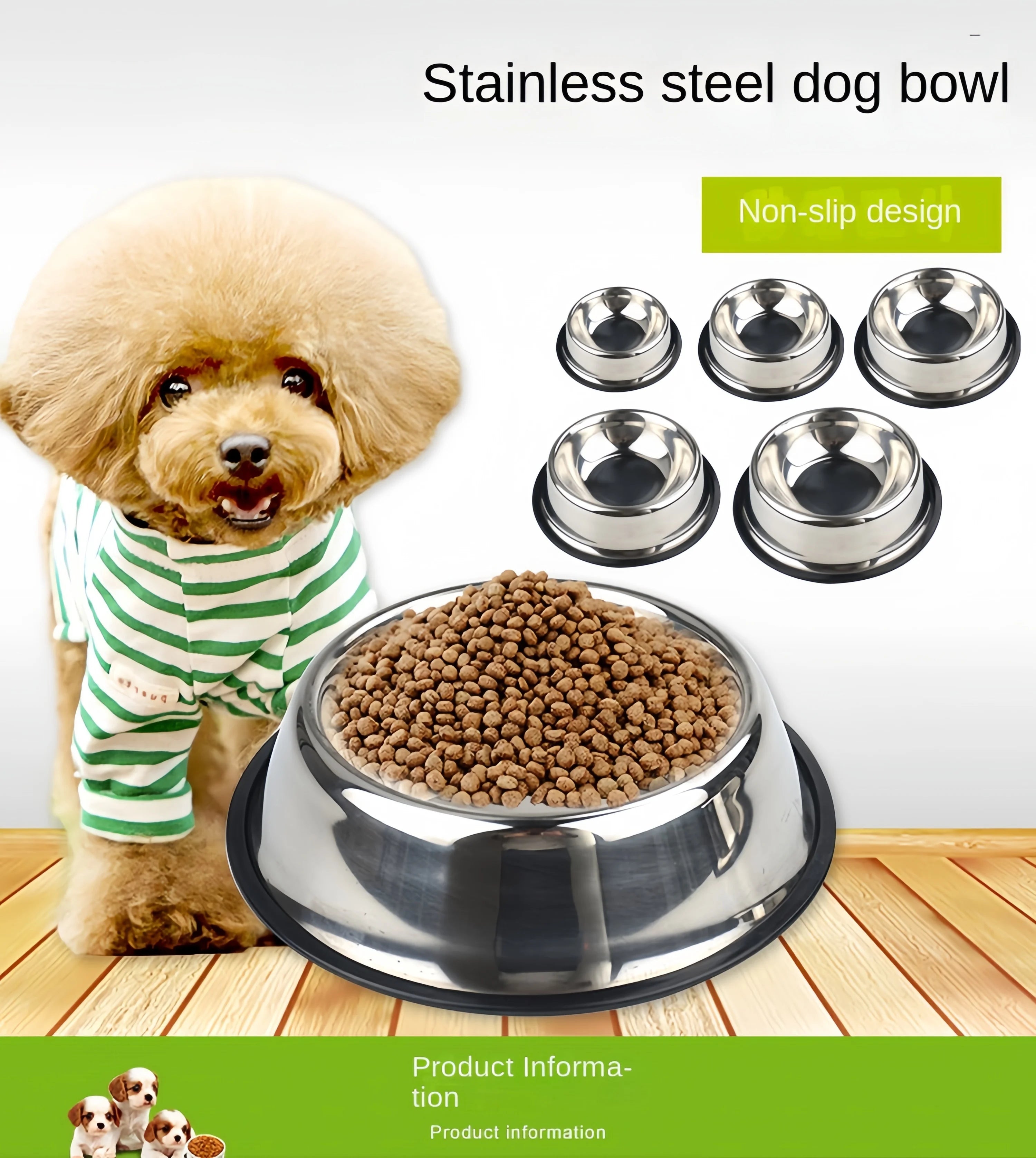Stainless Steel Pet Feeding Bowl