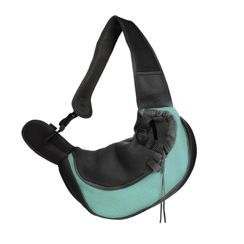 Pet Carrier Sling Bag, Mesh Travel Shoulder Tote for Small Dogs & Cats