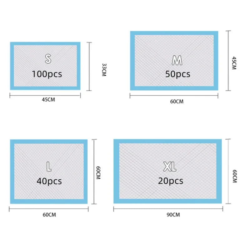 Disposable Absorbent Dog Diapers & Puppy Training Pads