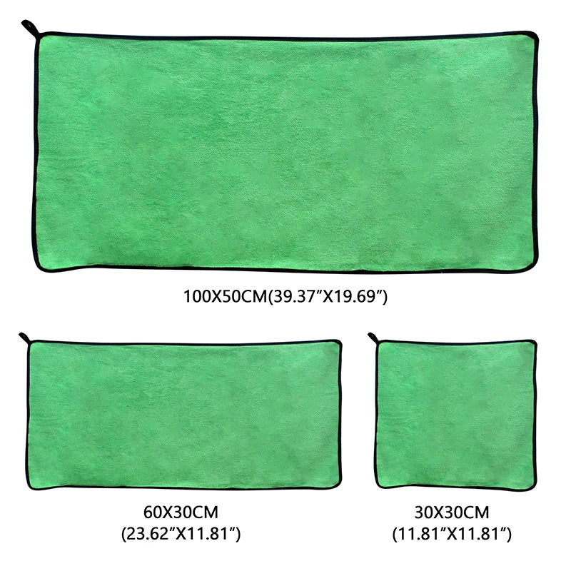 Quick-Drying Absorbent Pet Bath Towel for Dogs & Cats, Soft Lint-Free Fiber Blanket