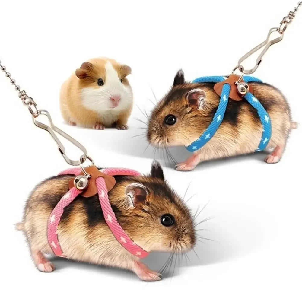 Adjustable Soft Harness & Leash for Small Pets and Birds