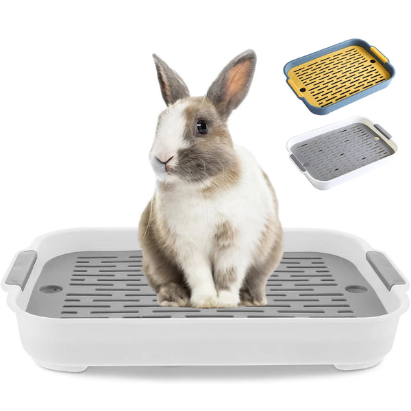 Rabbit & Small Pet Corner Litter Box Toilet Tray
