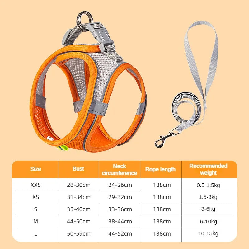 Adjustable Vest for Small Dogs & Cats