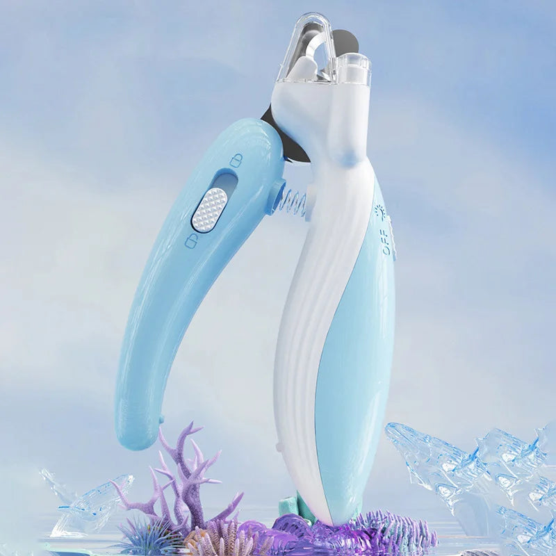Professional Pet Nail Clippers with LED Light - for Dogs, Cats & Small Animals