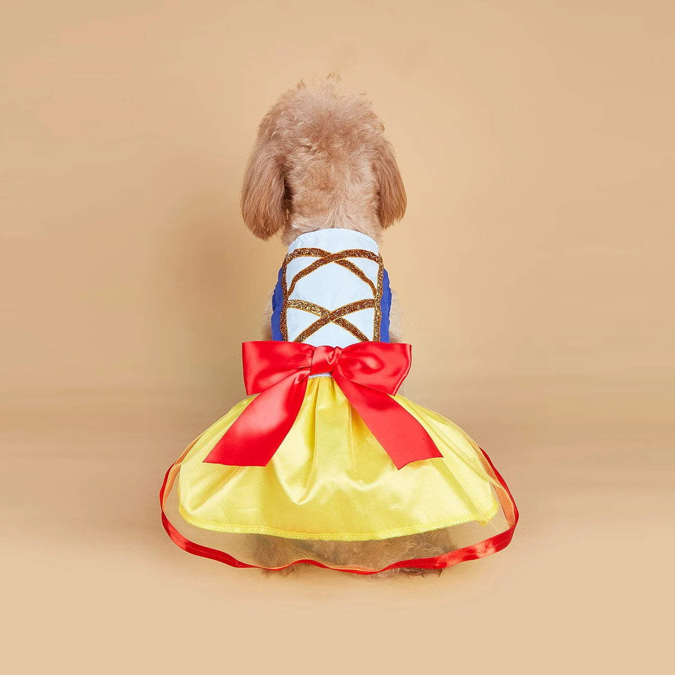 Snow Dog Christmas Costume, Princess Puppy Dress for Holiday Parties & Special Events