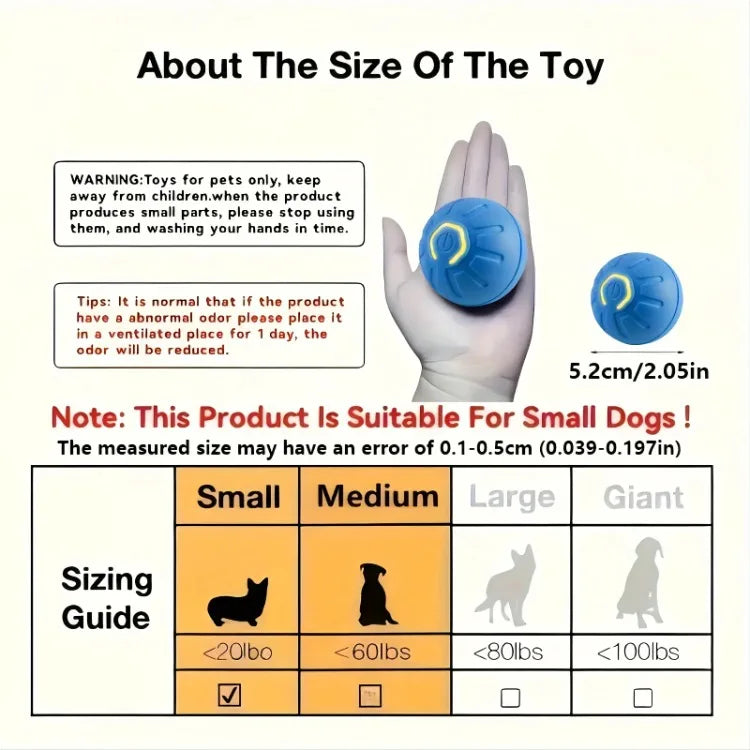 Electronic Moving Dog Toy Ball