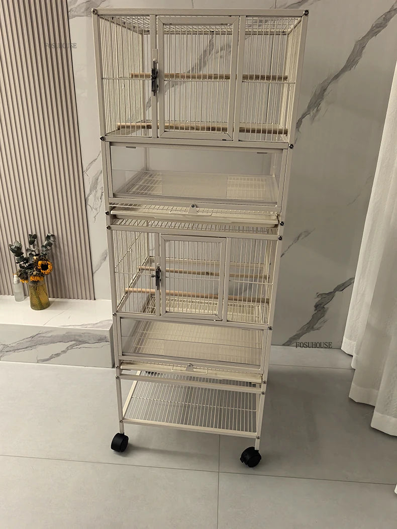 Multi-Layer Stacked Iron Bird Cage