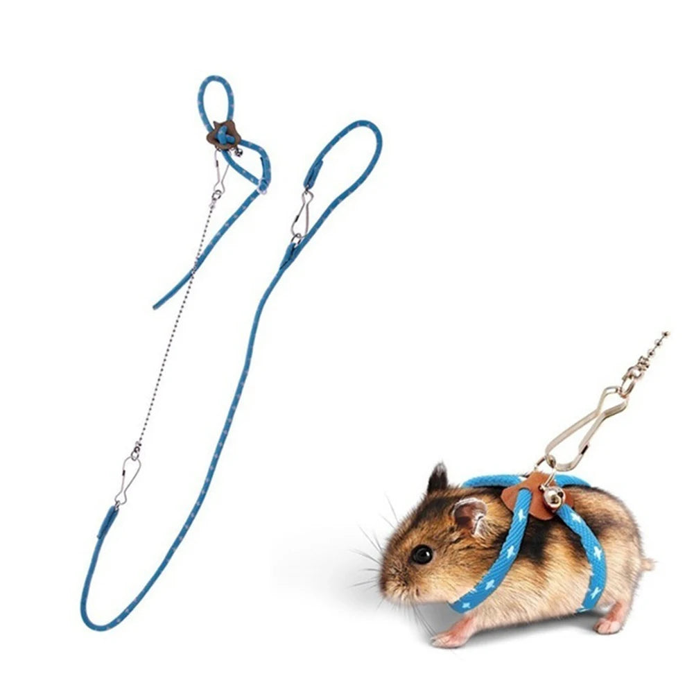 Adjustable Soft Harness & Leash for Small Pets and Birds