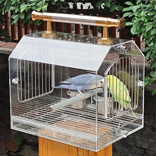 Modern Transparent Acrylic Bird Cage