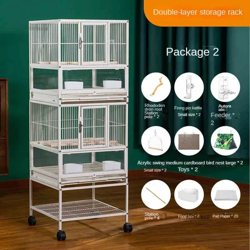 Multi-Layer Stacked Iron Bird Cage