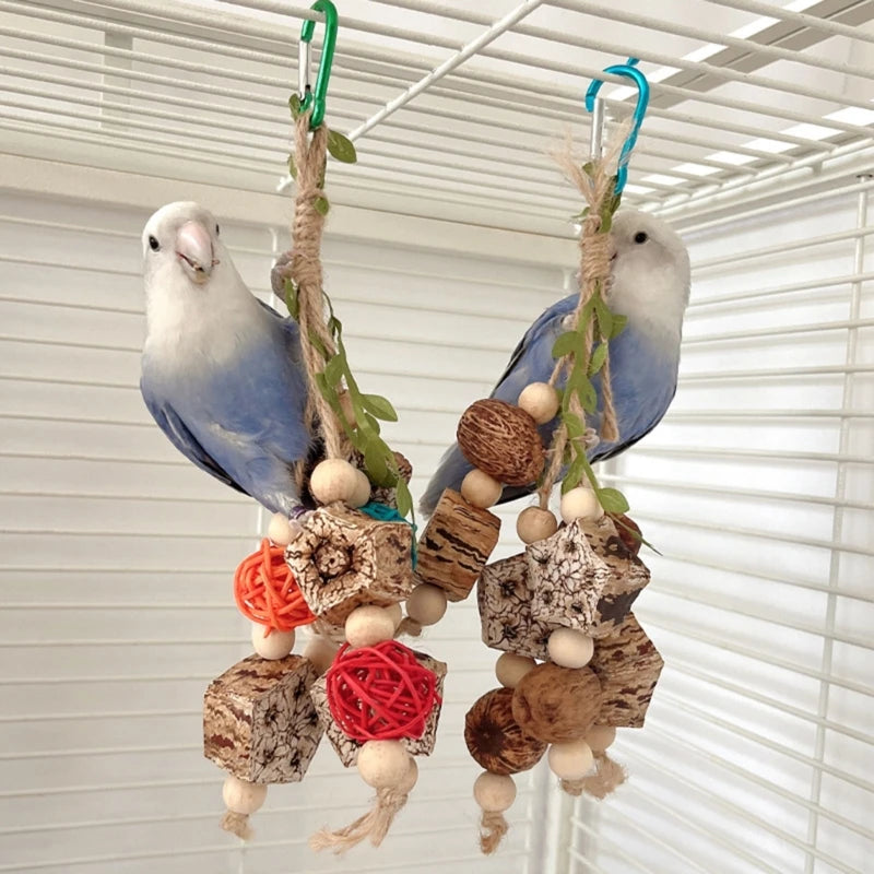 Colorful Hanging Parrot Molar Toy
