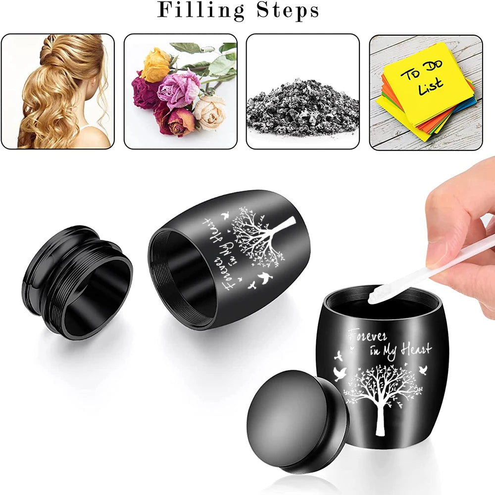 Tree of Life Keepsake Urn – Aluminum Memorial Ashes Holder