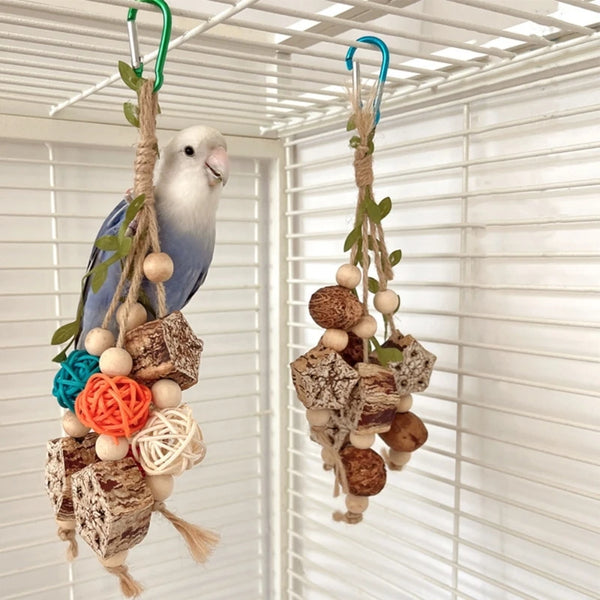 Colorful Hanging Parrot Molar Toy