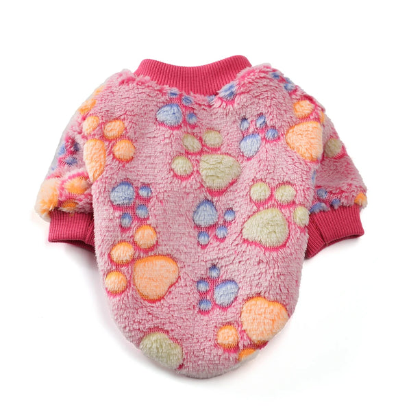 Warm Fleece Pet Sweater Vest for Small & Medium Dogs, Winter Coat for Cats