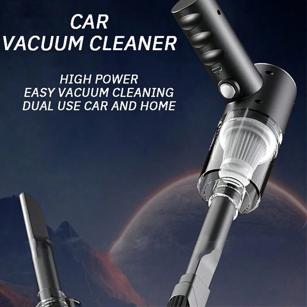 120W High-Power Wireless Vacuum Cleaner for Home & Car, Dual-Use