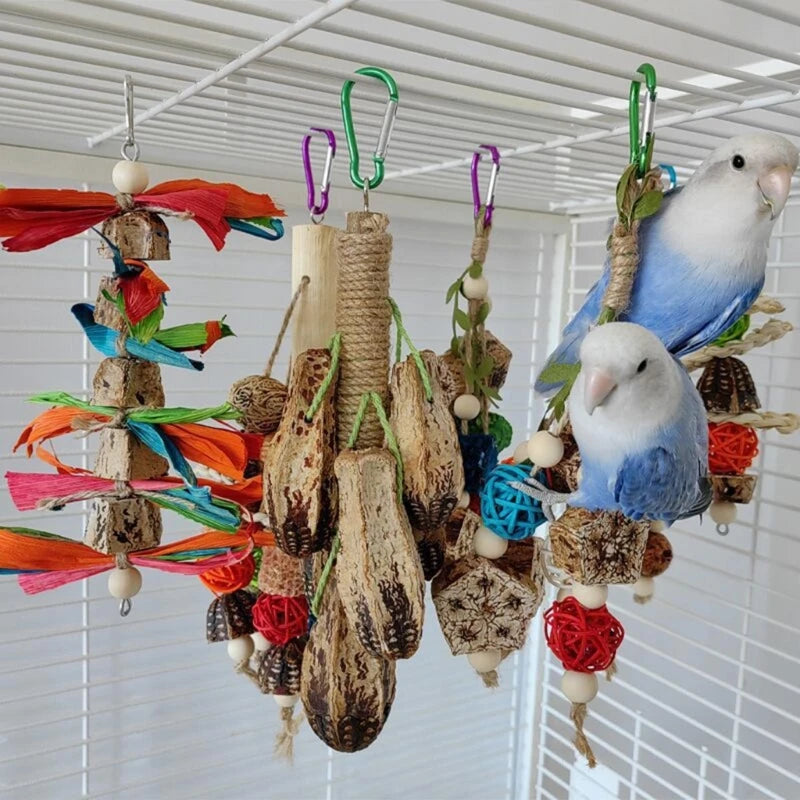 Colorful Hanging Parrot Molar Toy