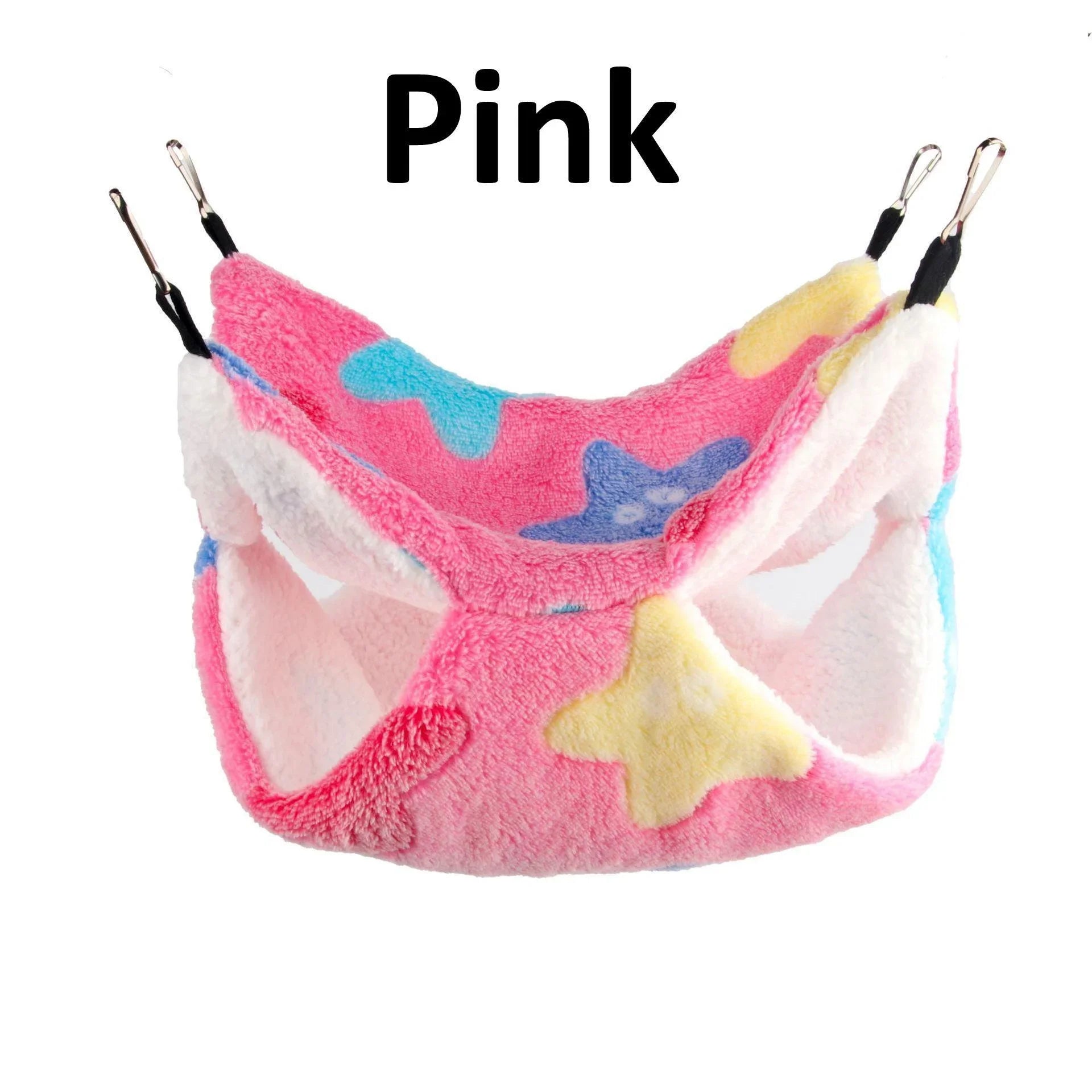 Double-Layer Fleece Hanging Hammock for Guinea Pigs & Small Pets
