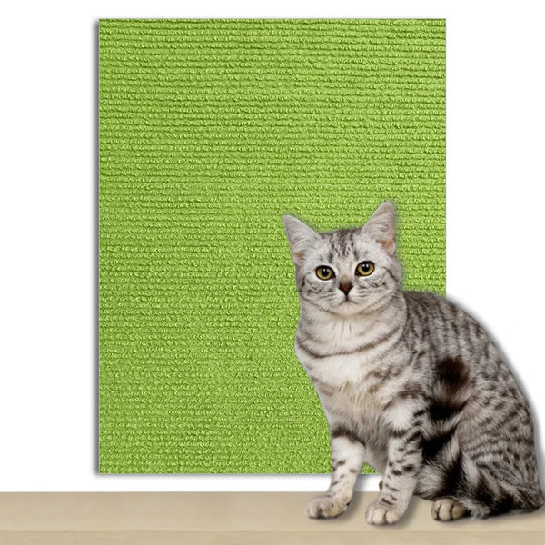 Self-Adhesive Cat Scratch Protector — Trimmable Sofa & Wall Shield Board