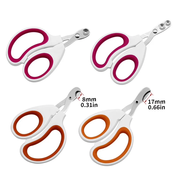 Professional Pet Nail Clippers – Grooming Scissors for Small Dogs & Cats
