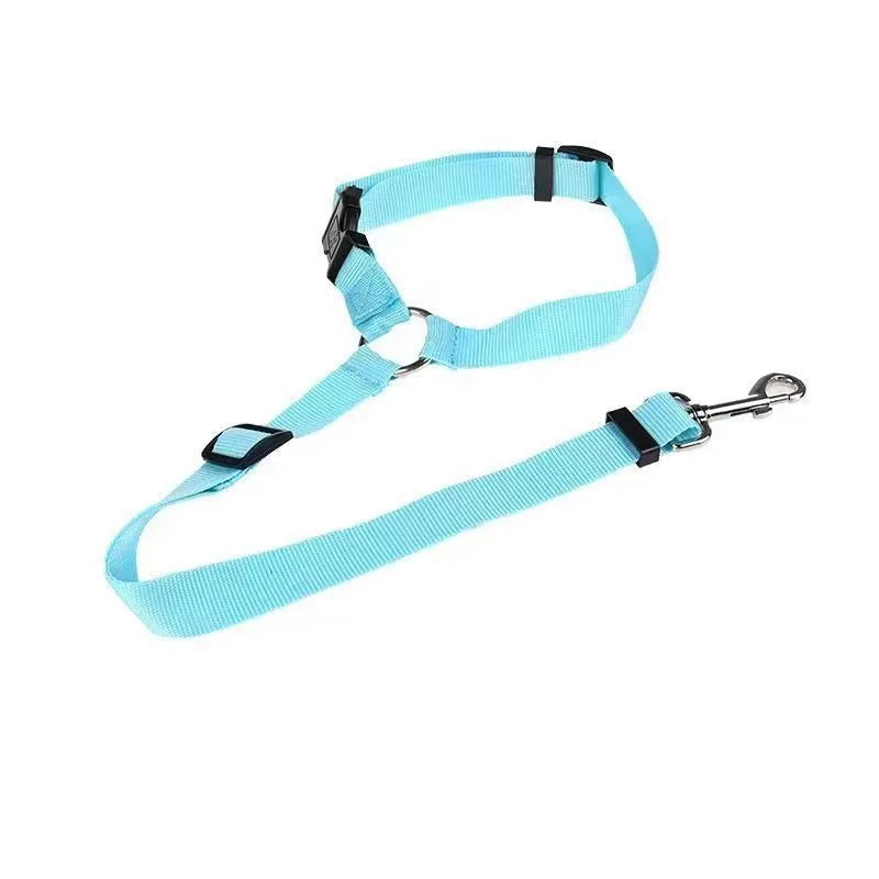 Adjustable Dog Car Seat Belt & Leash