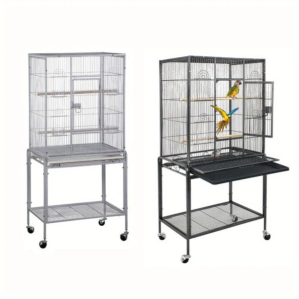 Large Parrot Cage with Rolling Stand
