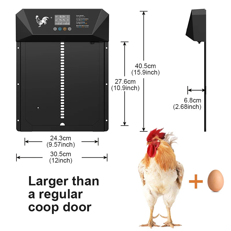 Large Automatic Chicken Coop Door