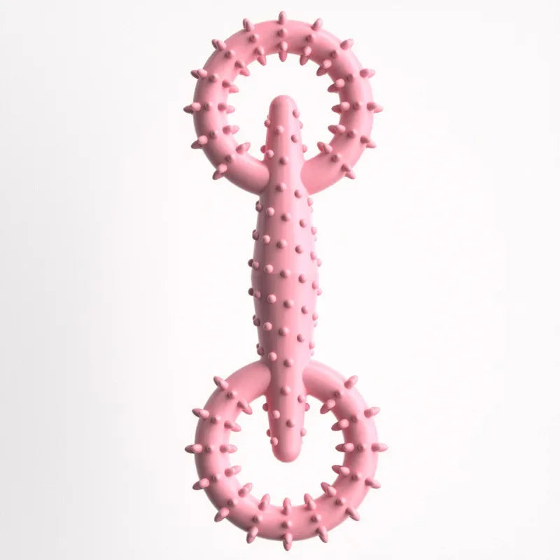 Indestructible Dog Pull Ring Toy – Interactive Chew Toy for Puppies & Large Dogs