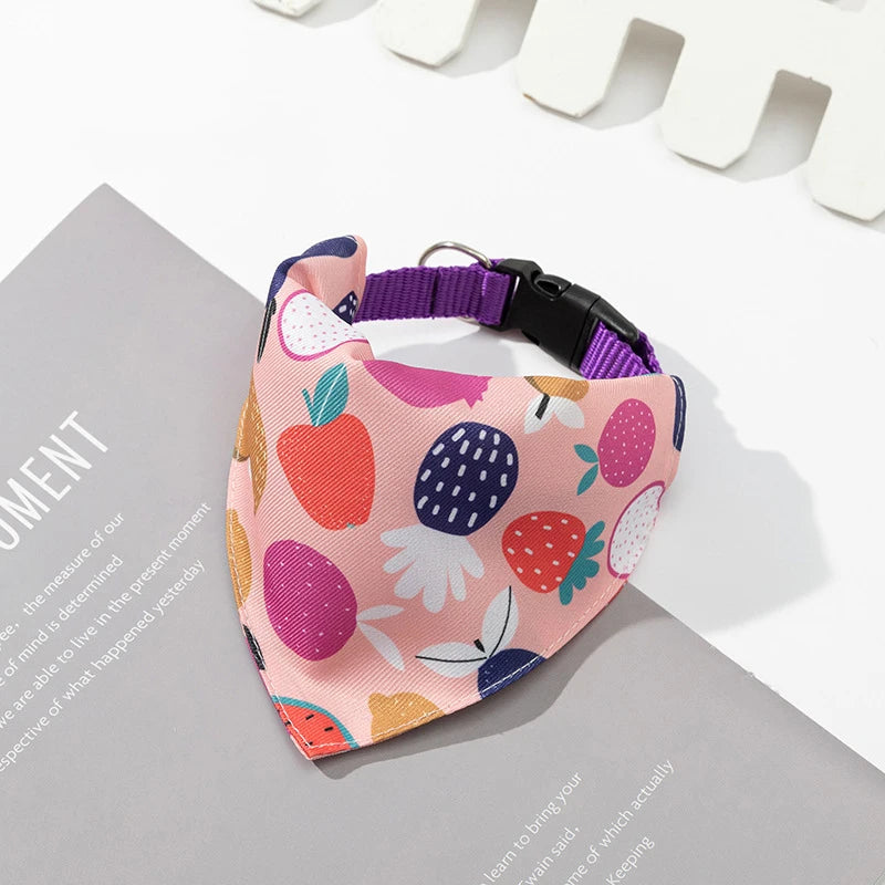 Adjustable Dog Bandana Collar, Pet Scarf for Small, Medium & Large Dogs and Cats