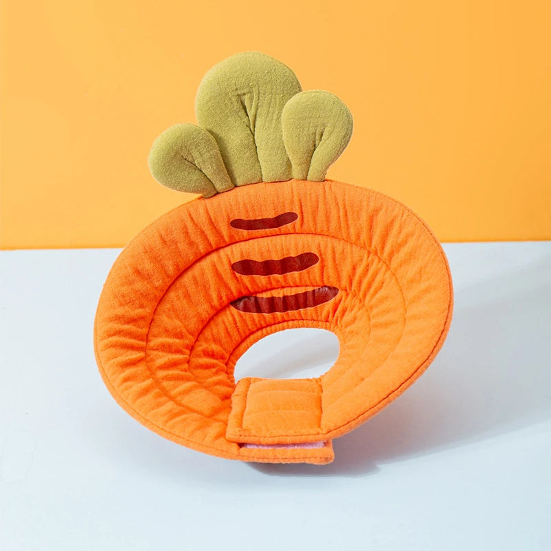 Pet Elizabethan Recovery Collar, Lick & Bite Protection Headgear for Cats and Small Dogs