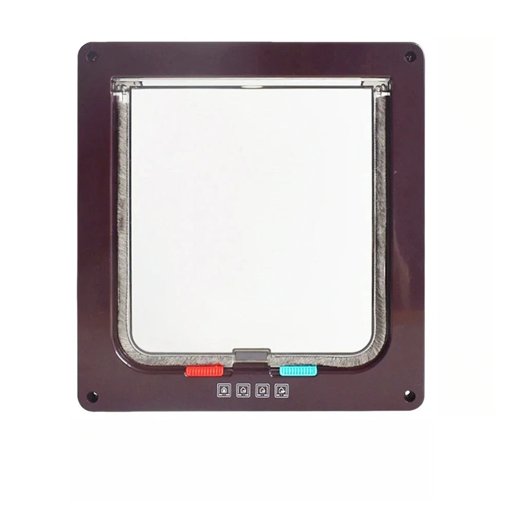 Pet Flap Door with 4-Way Security Lock