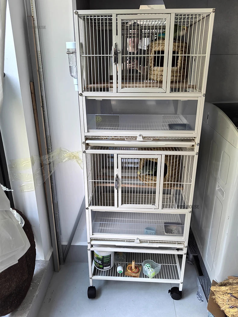 Multi-Layer Stacked Iron Bird Cage