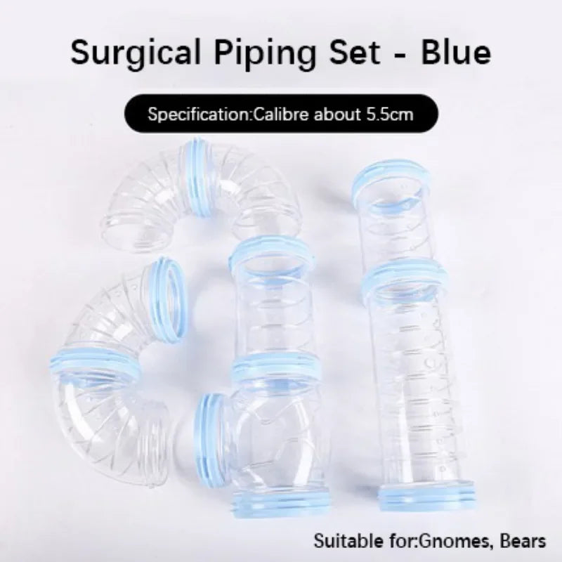 Hamster Cage External Pipelines – Modular Spliceable Movement Tunnels