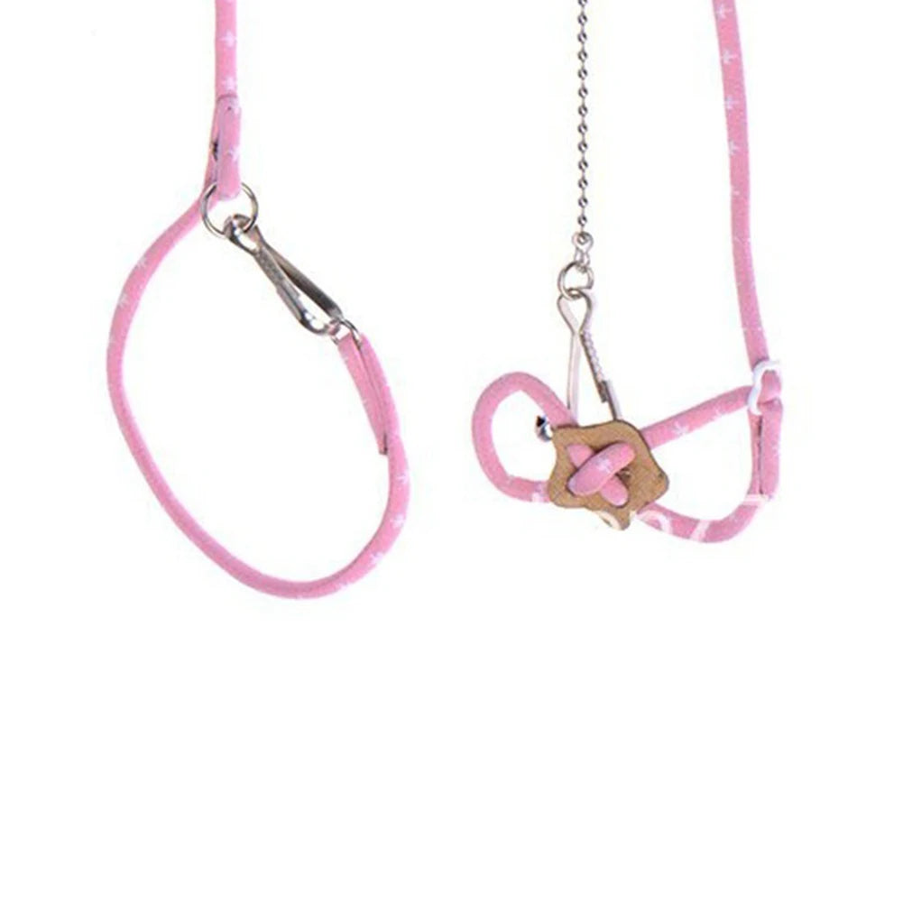 Adjustable Soft Harness & Leash for Small Pets and Birds