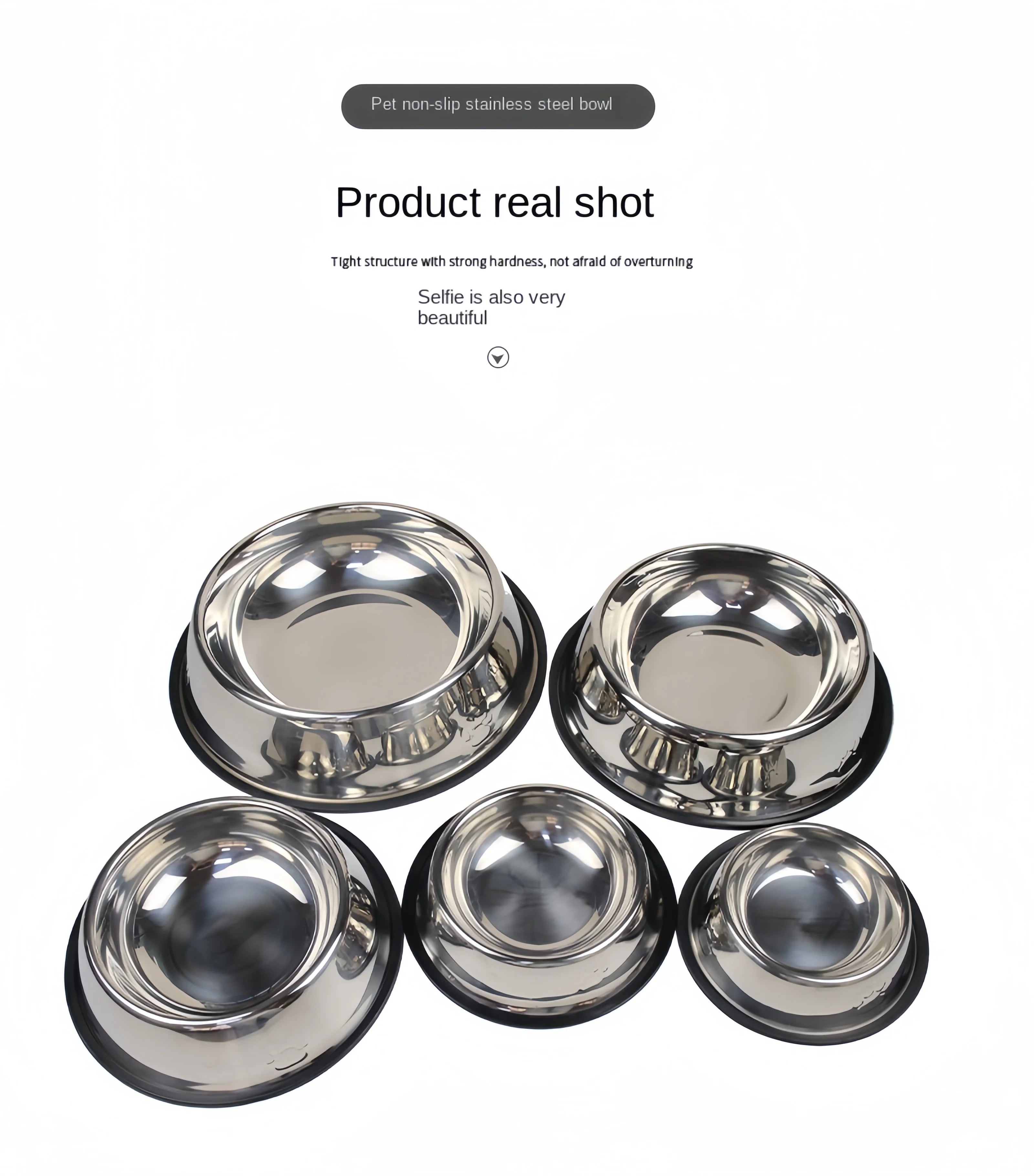 Stainless Steel Pet Feeding Bowl