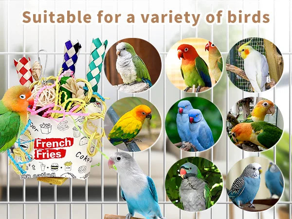 Foraging Hanging Toys for Parrots