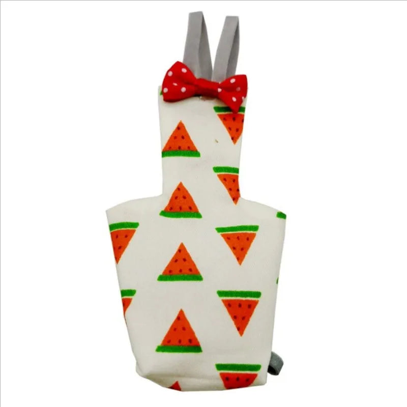 Colorful Parrot Diaper with Bowtie — Washable Flight Suit for Small to Large Pet Birds