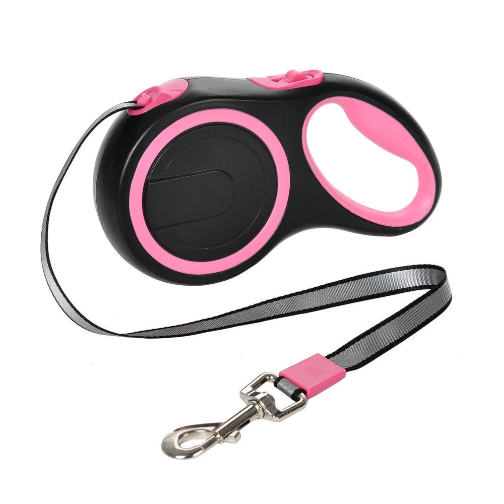 Retractable Dog Leash — Outdoor Hiking Lead for Small & Large Pets