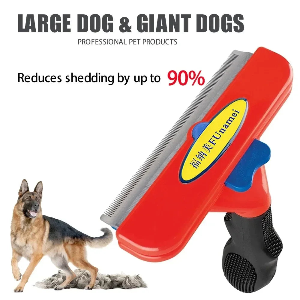 Large Pet Grooming Comb – Hair Remover & Massage Brush for Dogs and Cats